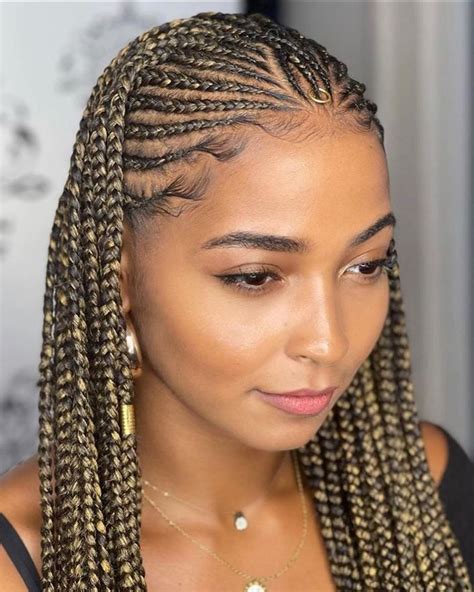 updos with knotless braids